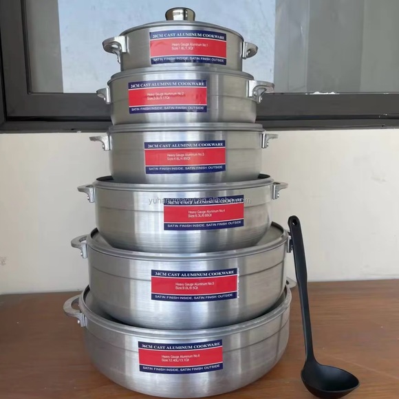 Aluminum Cookware Set - Silver - Picture 1 of 7